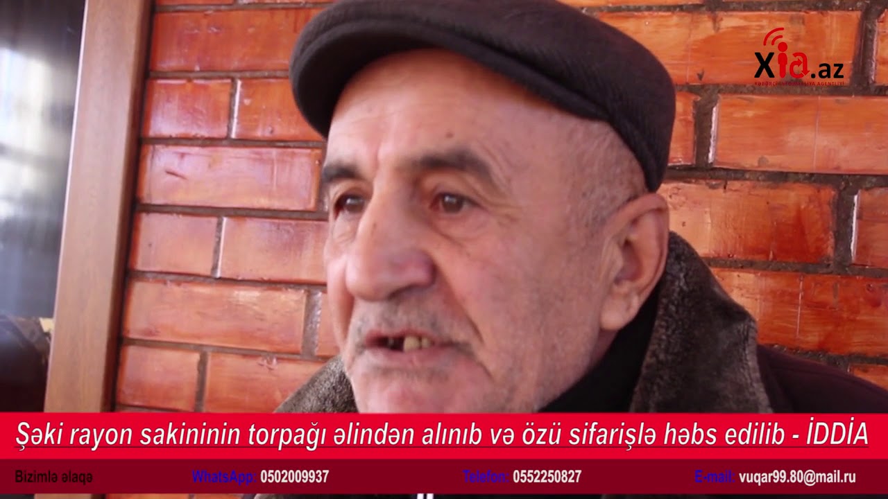 Şəki rayon sakini Şəki İHB Elxan Usubovdan və onun müavini Xəlil Xəlilovdan Prezidentə şikayət etdi