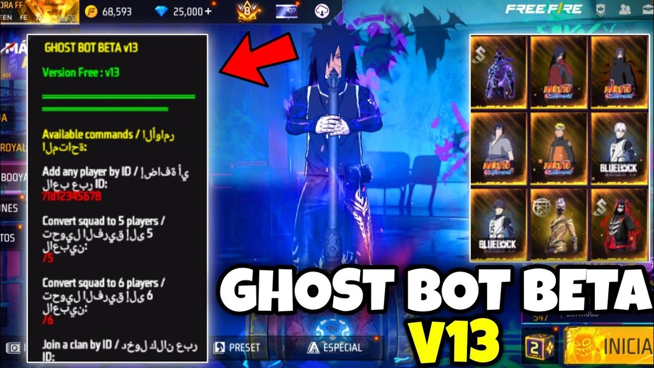 Cómo Descargar y Usar Ghost Bot Beta en Free Fire para Android 2025