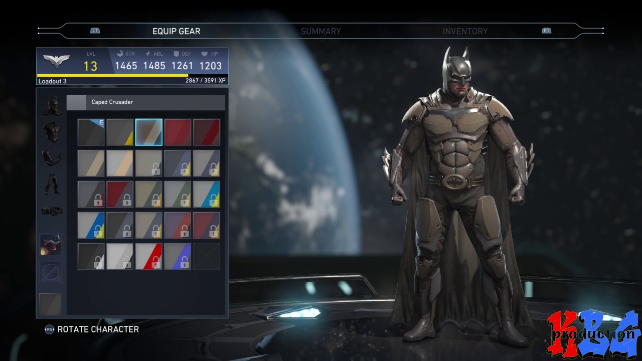 Injustice 2 Batman Customization(GAMEPLAY)