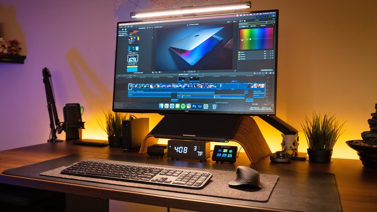 Work From Home Office Tour 3.0 - My Minimal Creative Workspace & Desk Setup 2020! | Raymond Strazdas