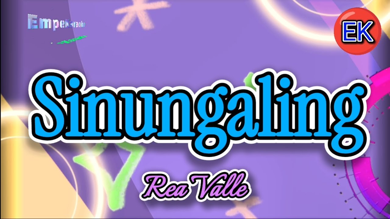 Sinungaling (Rea Valle) #nocopyright #karaokeversion