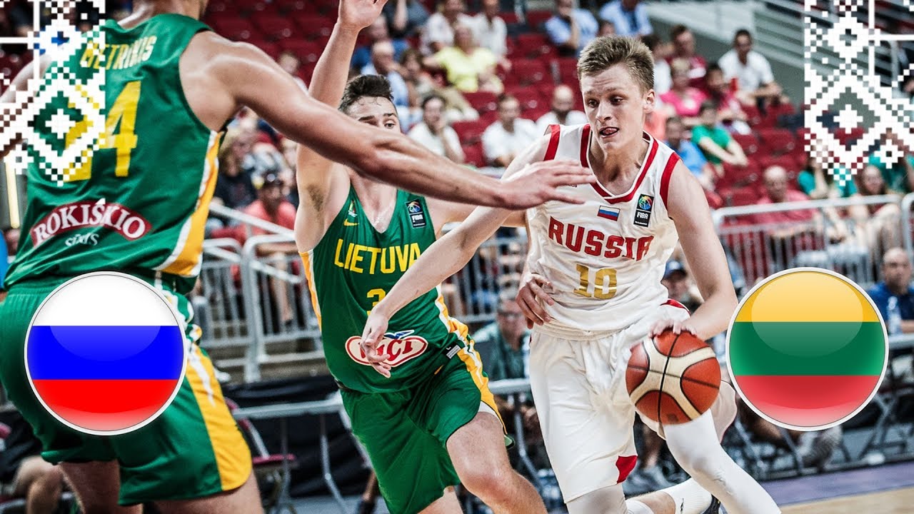 Russia v Lithuania - Full Game - Quarter-Finals - FIBA U18 European Championship 2018