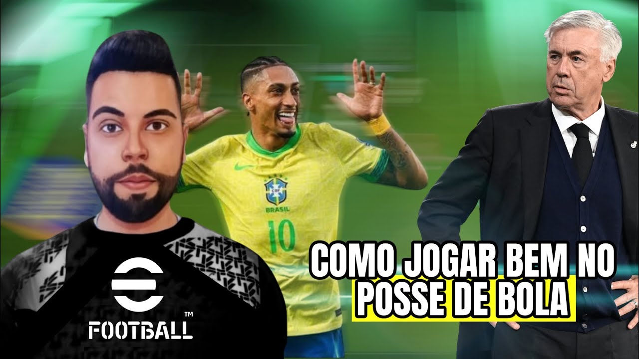 COMO JOGAR BEM NO ESTILO POSSE DE BOLA NO eFootball™MOBILE [REVIEW] 😱🔥