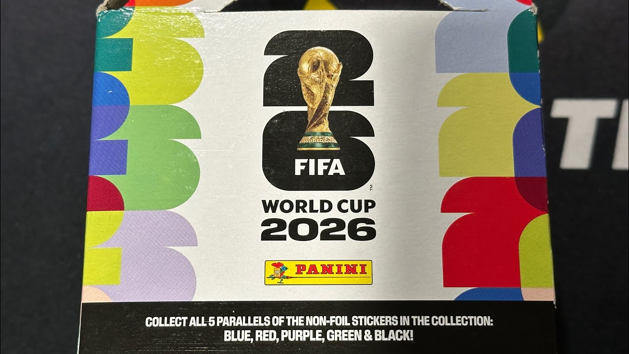 2026 Panini FIFA WORLD CUP Sticker 50 Pack Box Opening USA VERSION! 