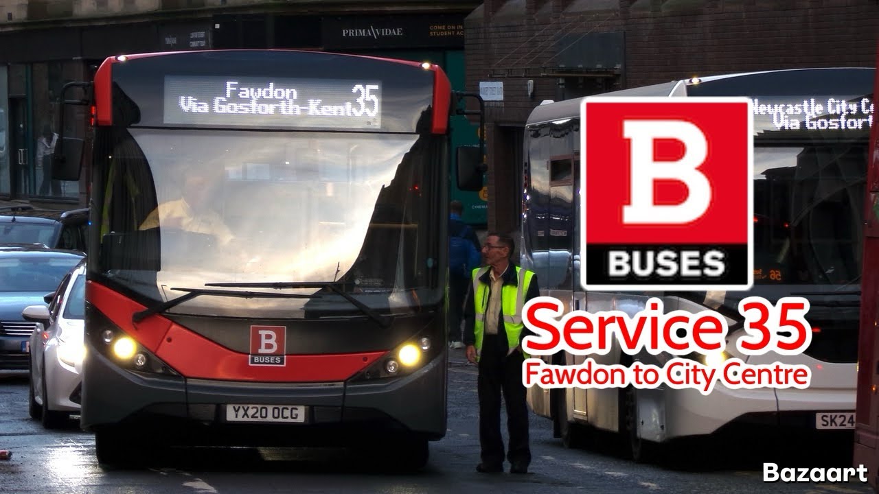 Gateshead Central Service 35 Fawdon to City Centre • E200MMC 0313 YX20OCG • FRV 22/11/25