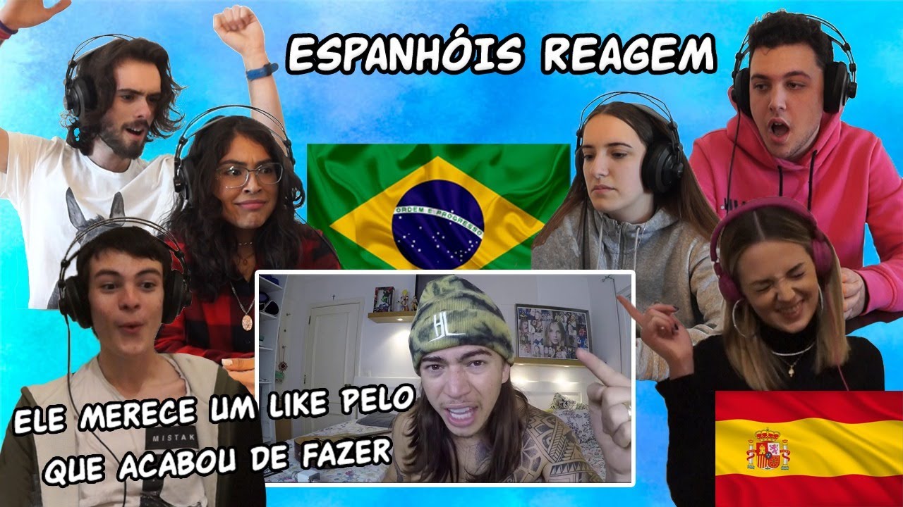 ESPANHÓIS REAGEM A WHINDERSSON NUNES – como cantar em inglês rápido e fácil | ES Reaction