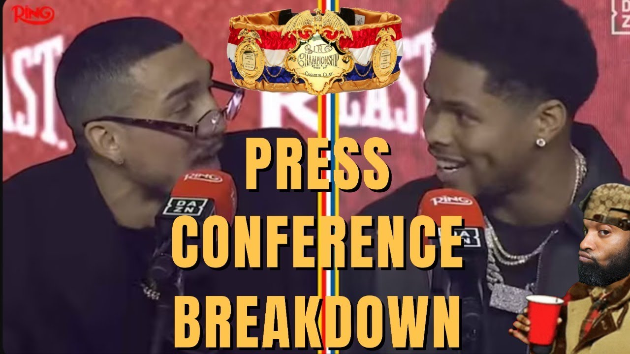 TEOFIMO VS SHAKUR "PRESS CONFERENCE BREAK DOWN!"