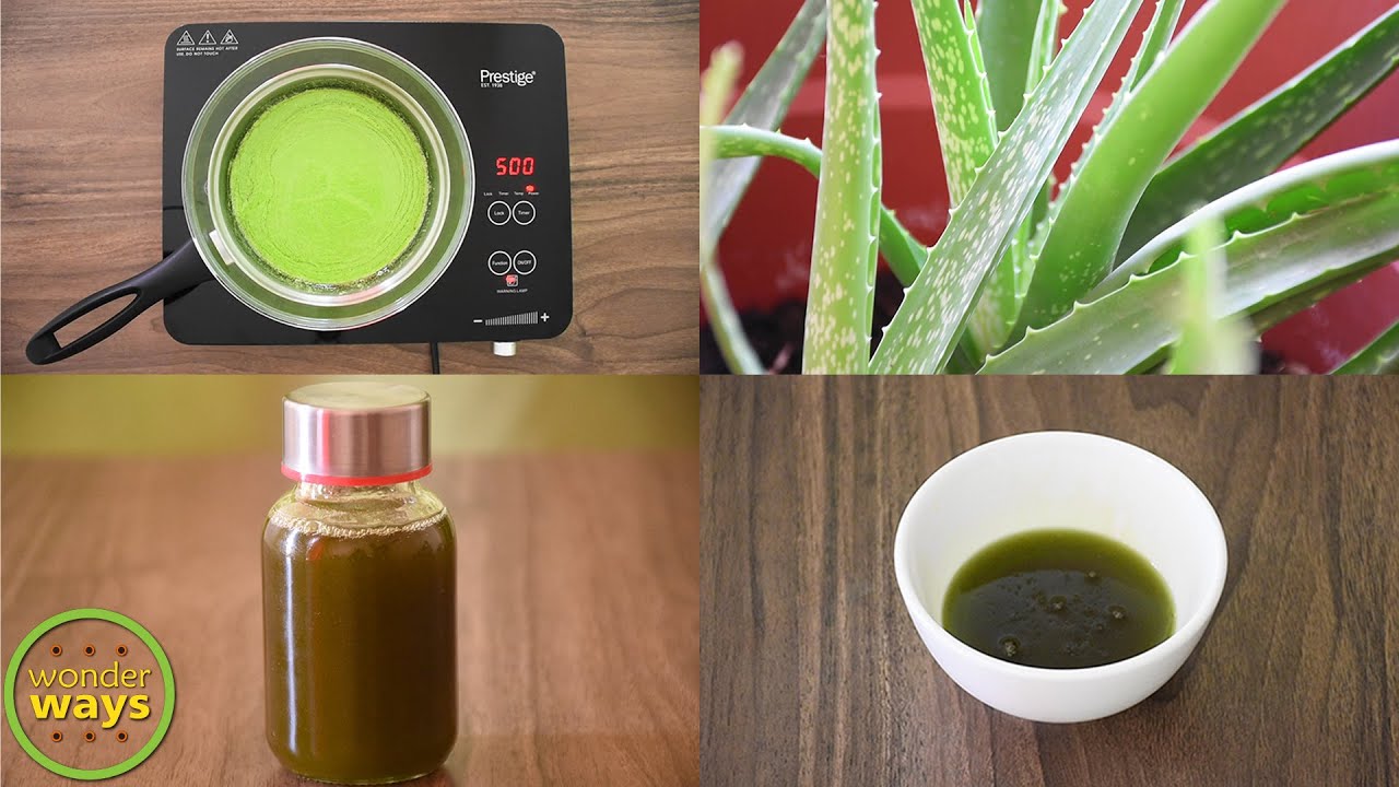#Aloe vera Oil | How To Properly Make Aloe vera Oil For Extreme Hair Growth !