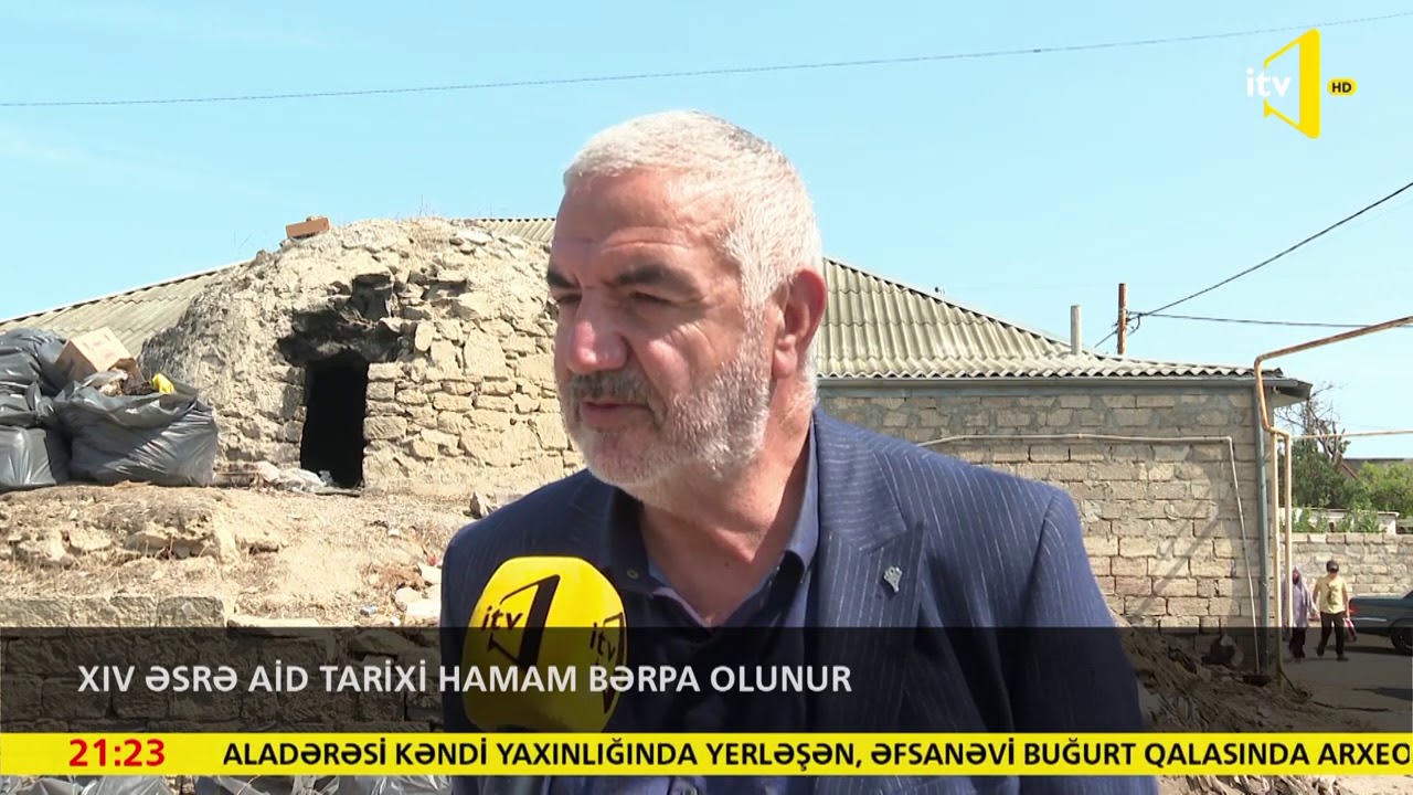 XIV əsrə aid tarixi hamam bərpa olunur