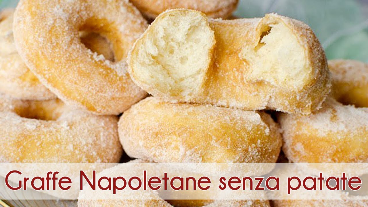 GRAFFE NAPOLETANE Morbidissime senza patate | Semplice Veloce