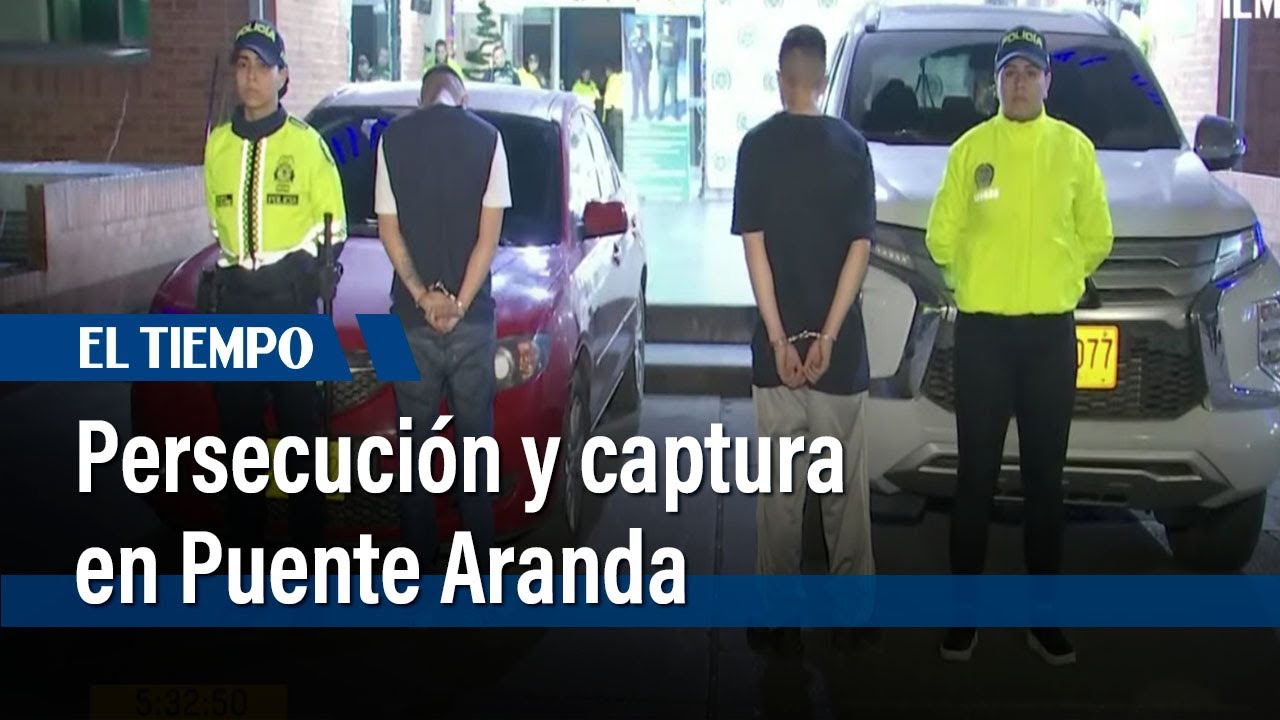 Policía captura a un hombre y a un menor tras intento de robo en Puente Aranda | El Tiempo