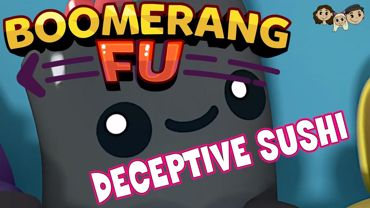 Boomerang Fu Gameplay #28 : DECEPTIVE SUSHI | 3 Player