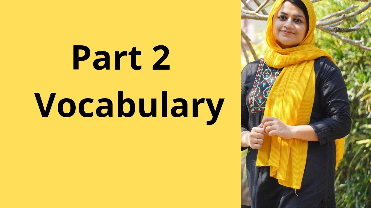 Vocabulary part 2|| Sanam Noufal Spoken English Malayalam|| 9387161514