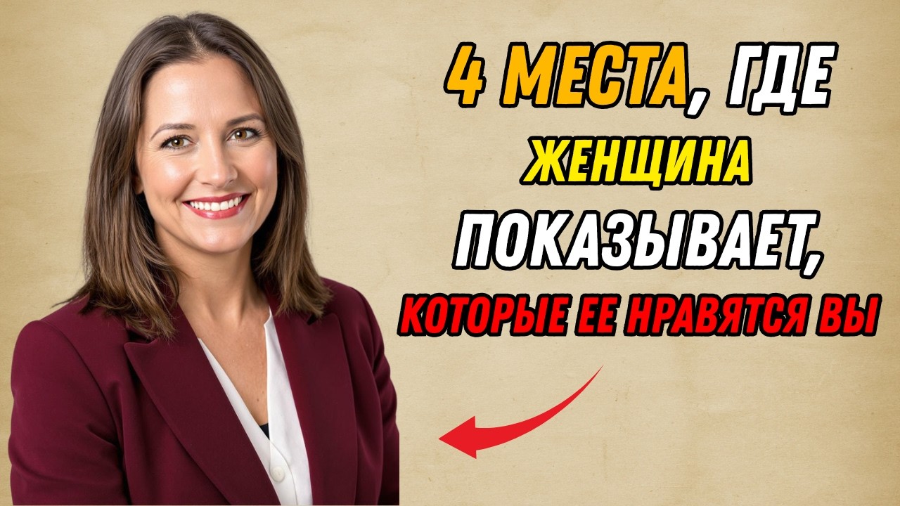 4 части тела, которые она показывает, если ты ей нравишься.