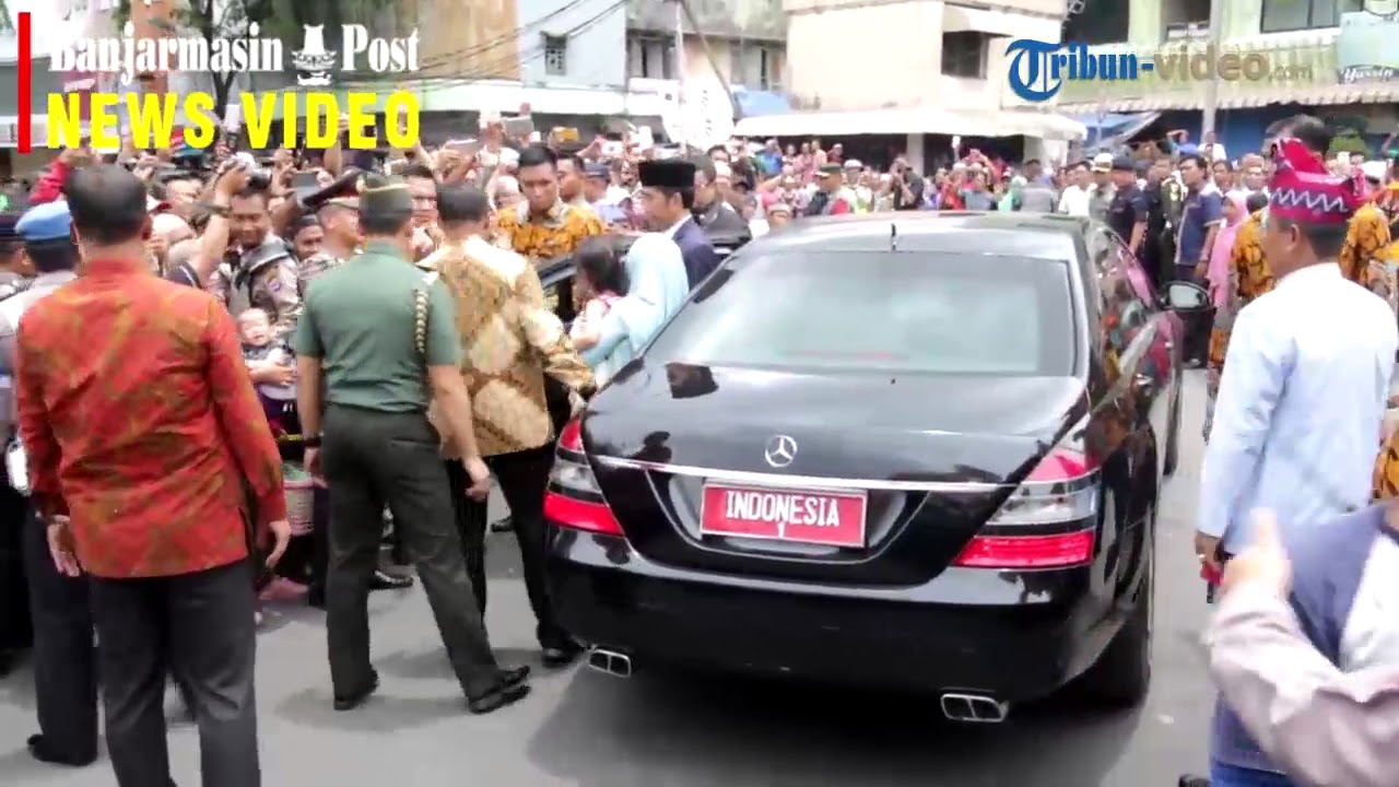Jokowi Bikin Heboh Pasar Baru Banjarmasin