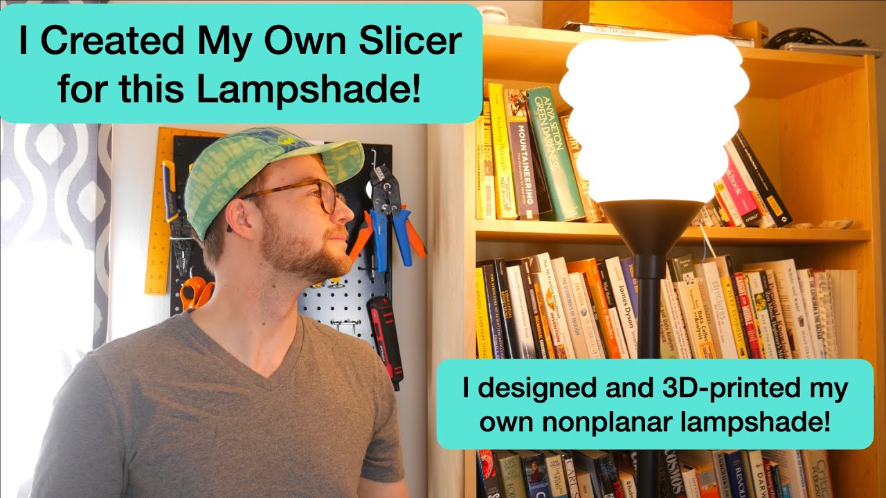 I Created a Nonplanar Slicer to Print this Lampshade!