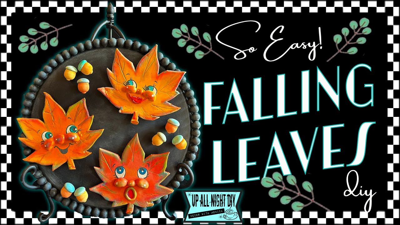Vintage Inspired Fall Leaves DIY / Retro Fall Decor / CSC: Welcome Autumn Collaboration