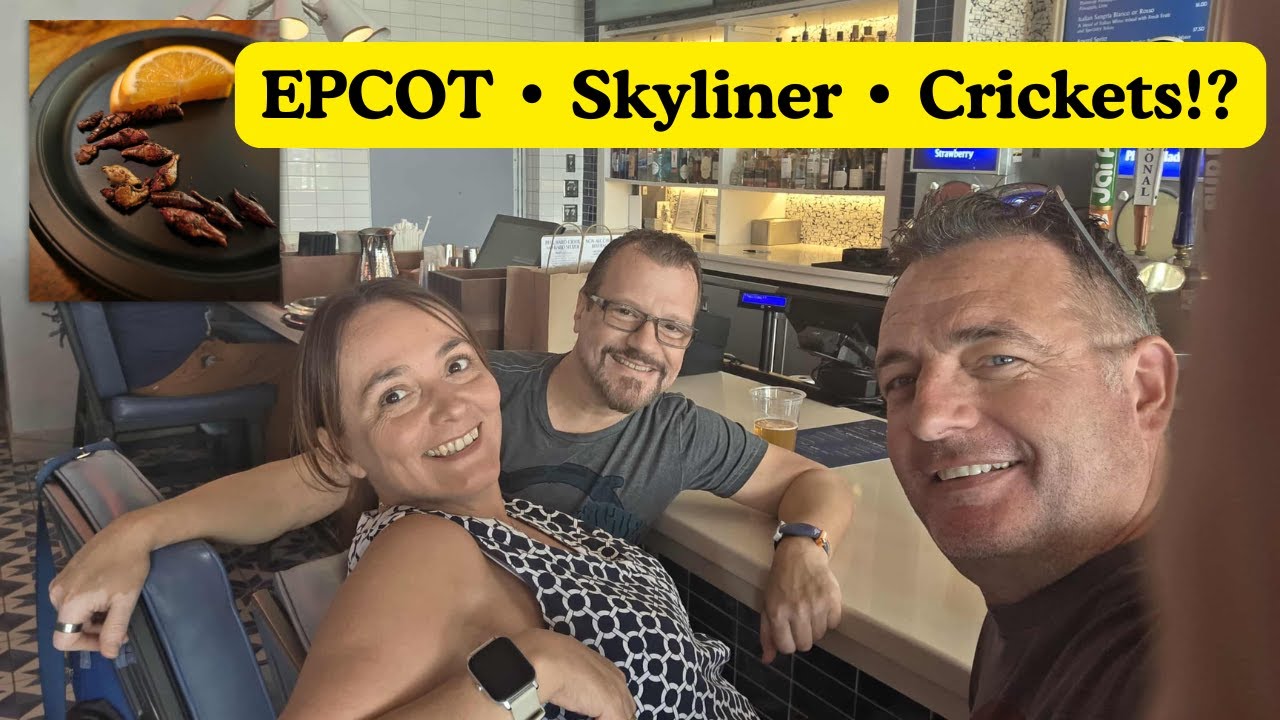 Грандиозный день Диснея! Еда и вино в EPCOT, Skyliner, сверчки в La Cava и аттракцион Guardians R...