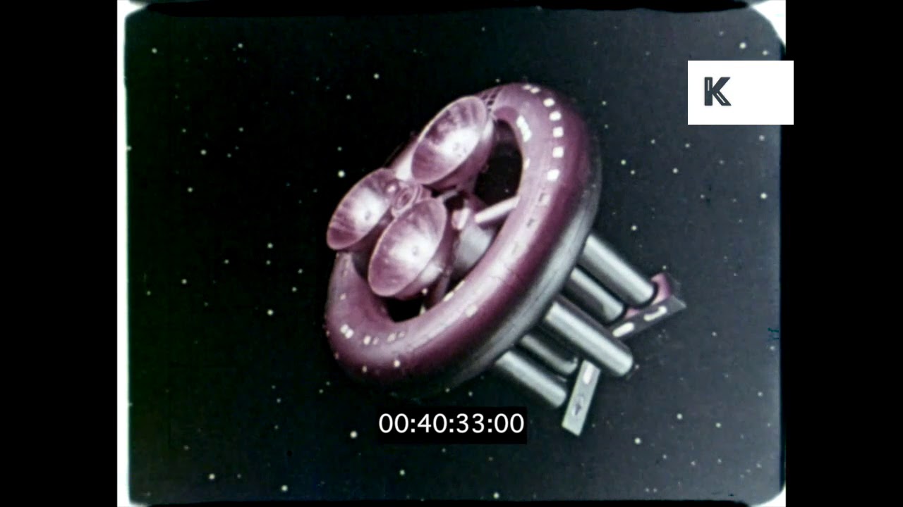 Science Fiction Moon Landing, Space Race, Russia, 1957, HD