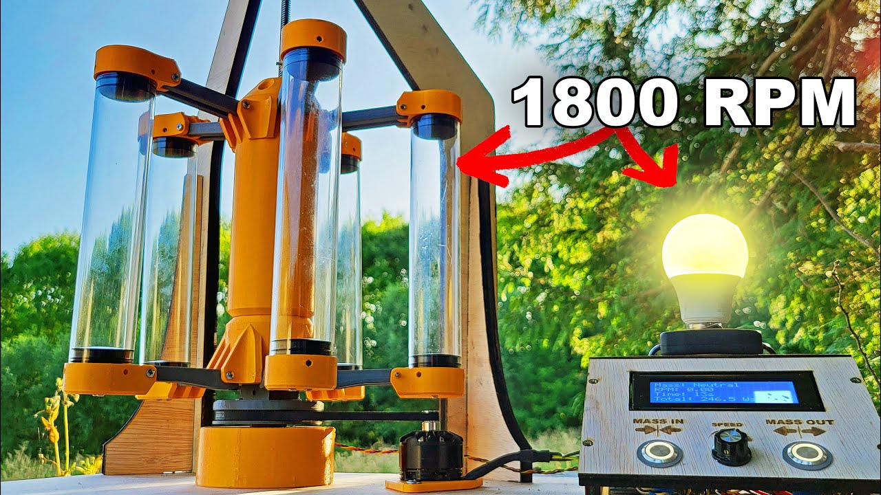 Smart DIY Flywheel Generator..