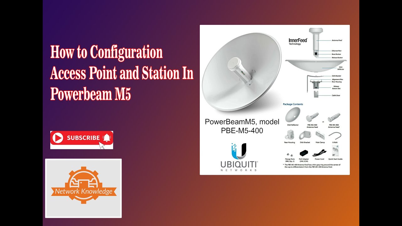 How To Make Access Point || How to configure Powerbeam M5 400 || Step By Step Configuration ||Part-1