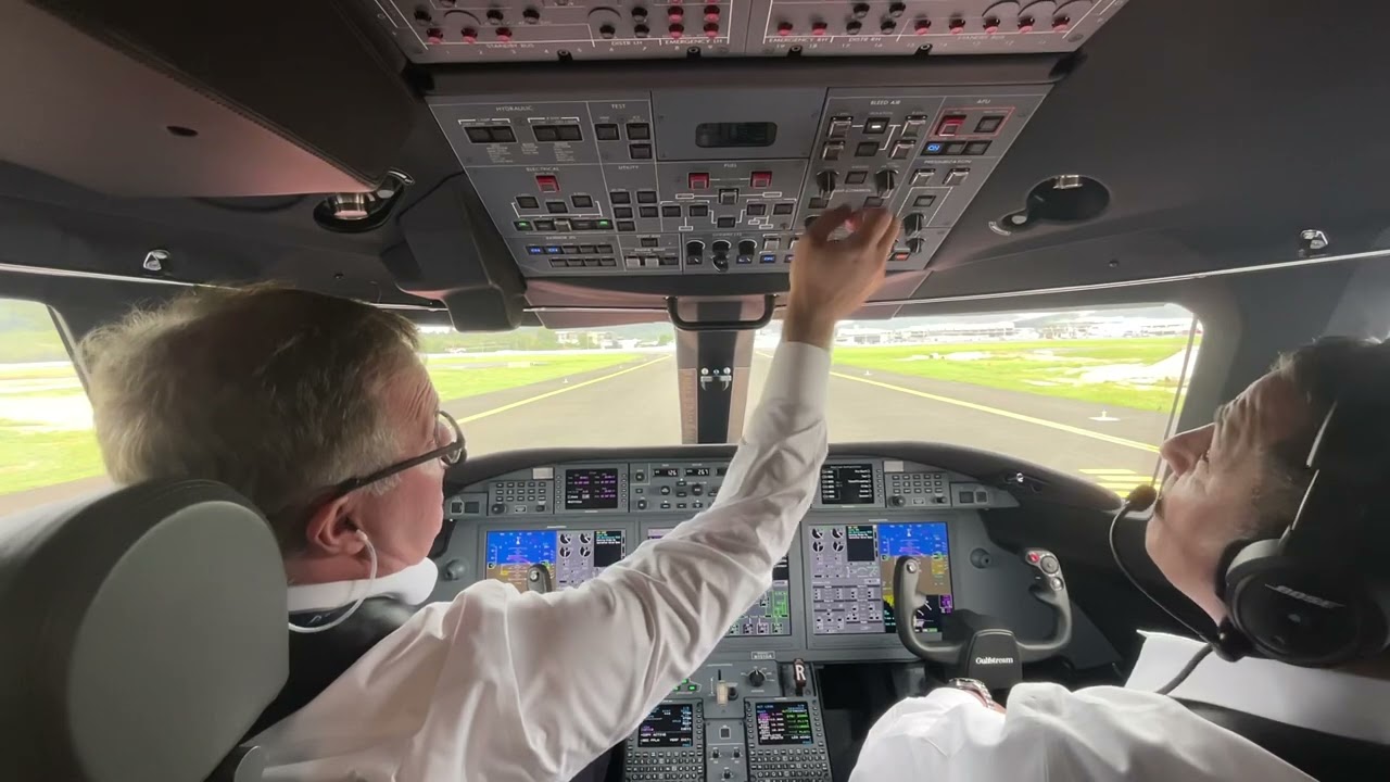 Gulfstream G280 Engine Starts สนามบินภูเก็ต
