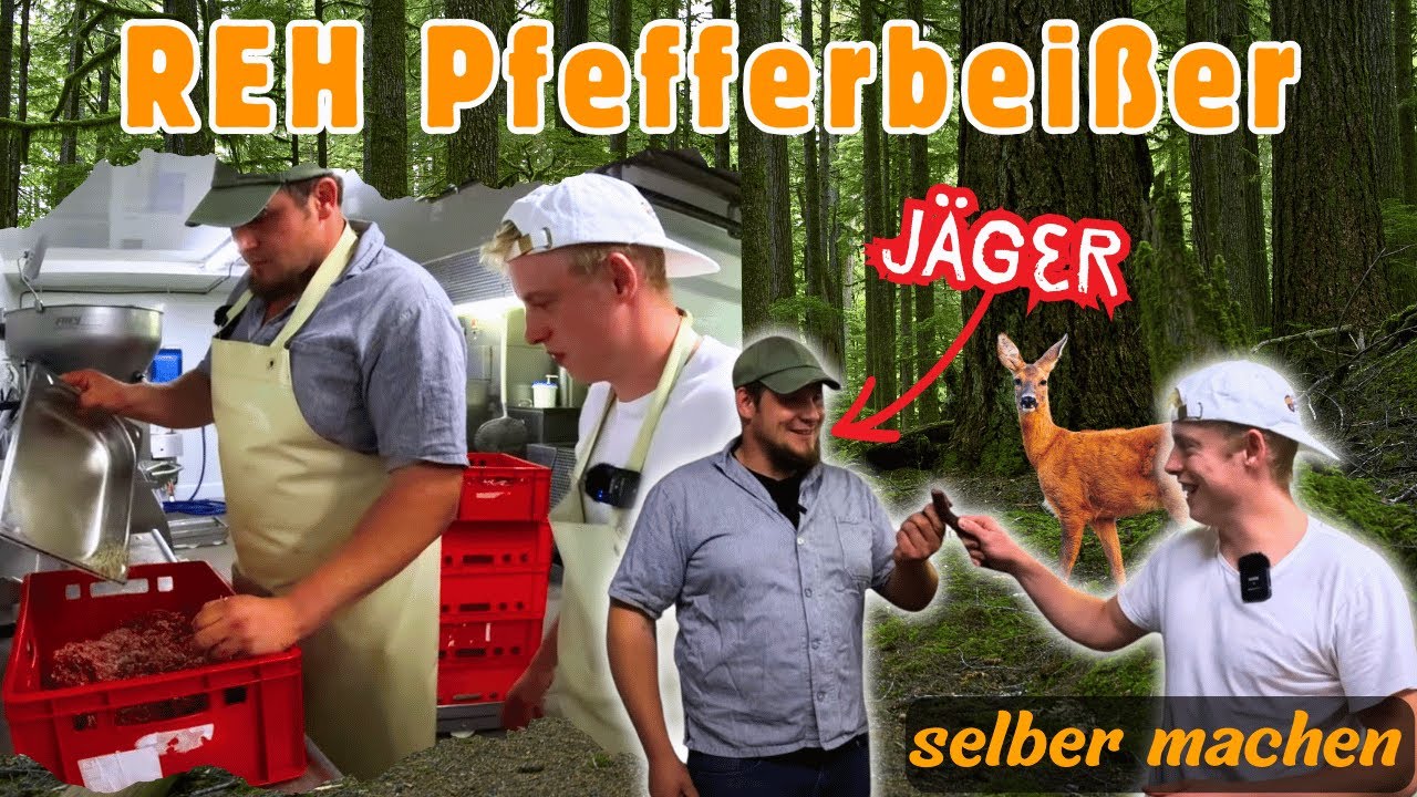 Reh Pfefferbeißer 🌭selbst gemacht! | Frisch aus der JAGD🦌🔥