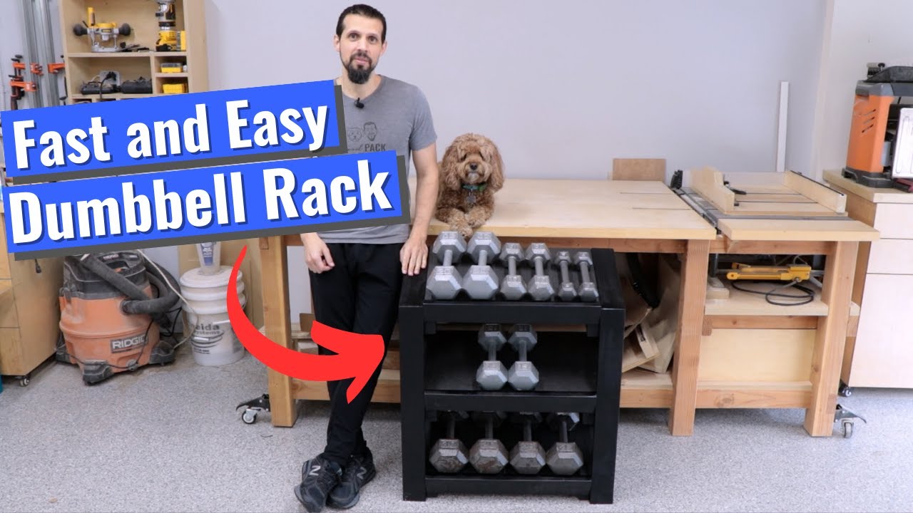 Easy Dumbbell Rack