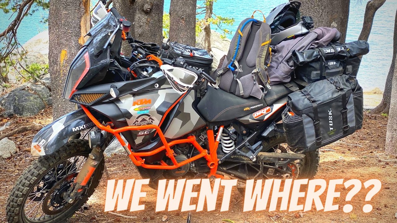KTM 1290 and 990 go on EPIC MOTOCAMPING ADVENTURE! - Mistakes were made!