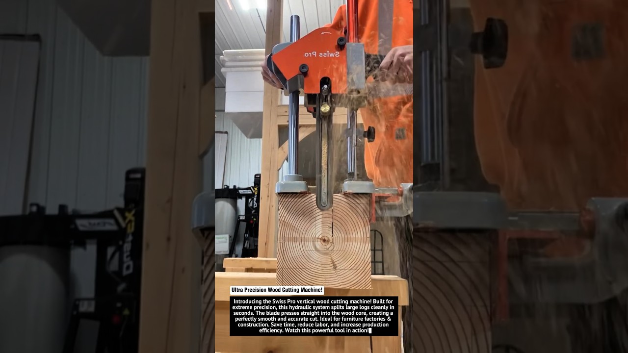 Ultra Precision Wood Cutting Machine! Swiss Pro Hydraulic Cutter