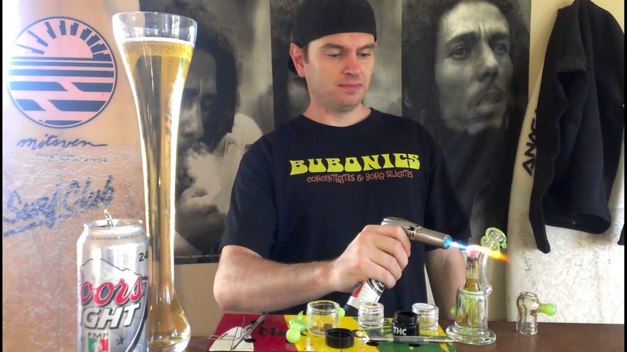Half yard 24 oz beer chug! Dabmarine.