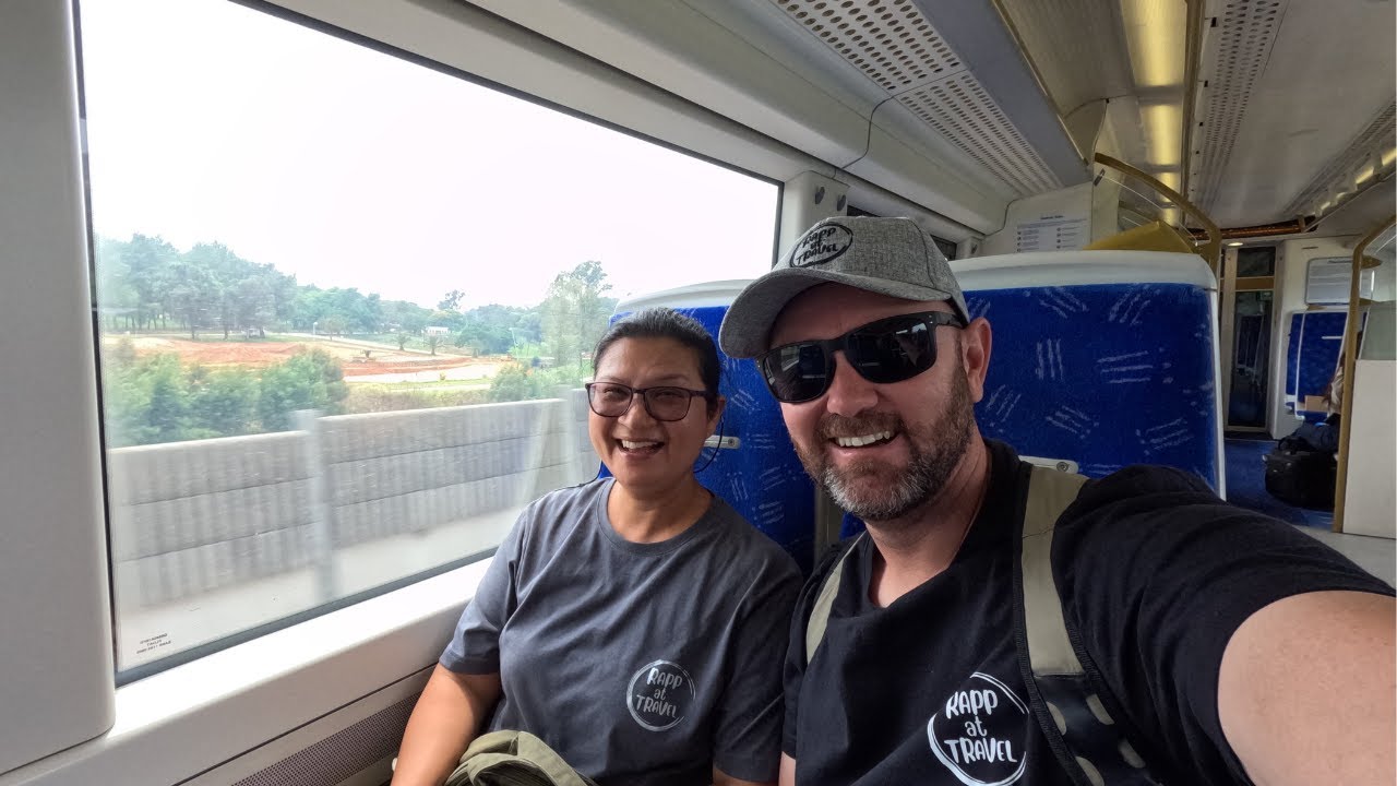 🇿🇦 We did it again..... Gautrain from Rhodesfield to Hatfield, South Africa.