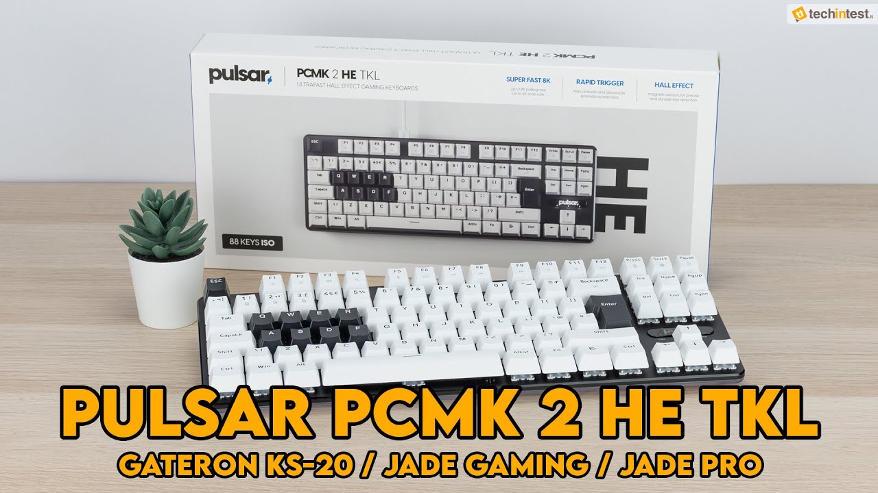 Pulsar PCMK 2 HE TKL ISO - Sound Test (Magnetic Gateron x Pulsar KS-20, Jade Gaming, Jade Pro)