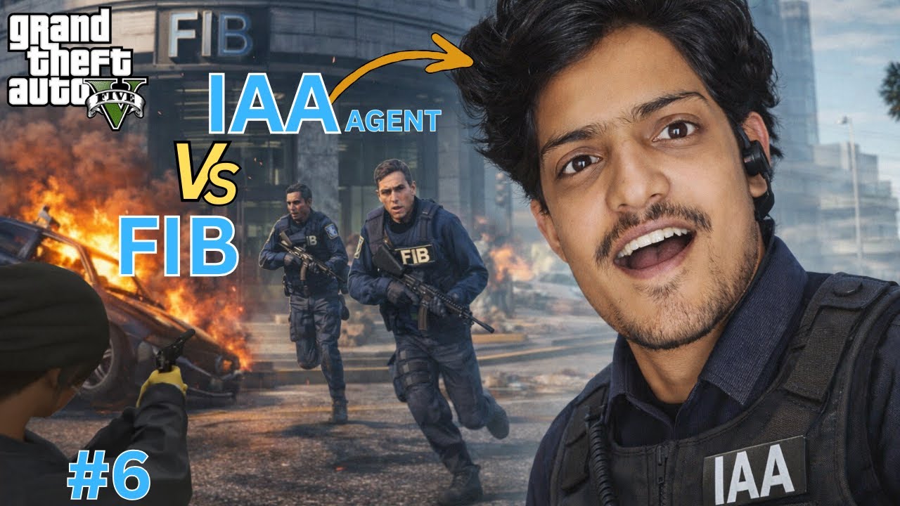Day-1 as IAA Agent | FBI Vs IAA | Gta-5 gameplay