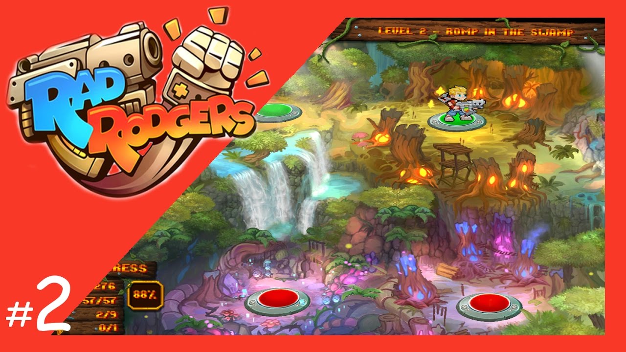 Rad Rodgers: Rad Rodgers World One Game Walkthrough Level 2 | Romp in the swamp No Commentary