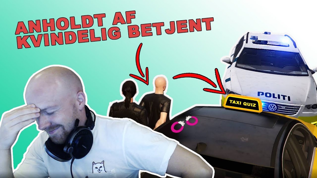 Politichikane, anholdelse & taxaquiz @ GTA RP Highlights #11(DANSK)