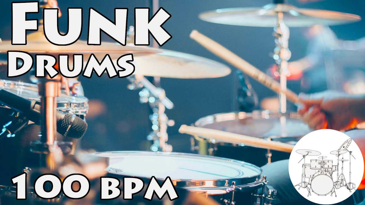 Ritmo Para Tocar Funk 100 bpm :: Play along drums Funk 100 bpm