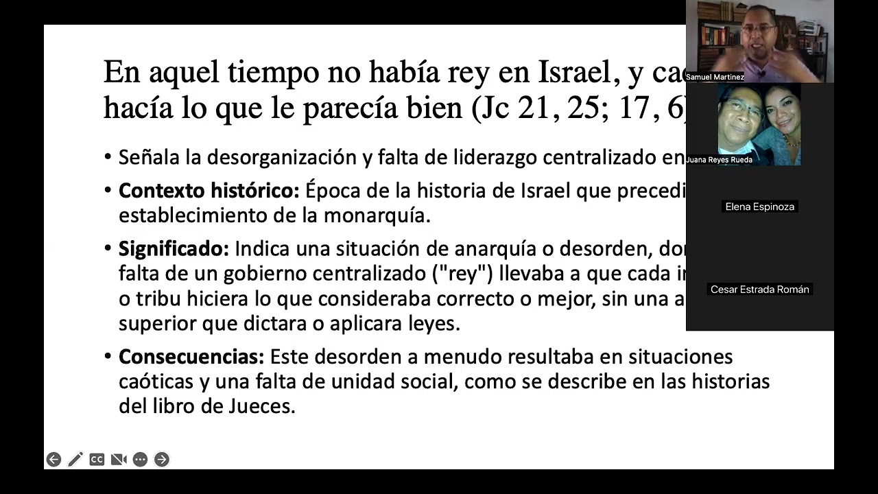 Clase 11. Históricos I: Teología en el libro de los Jueces