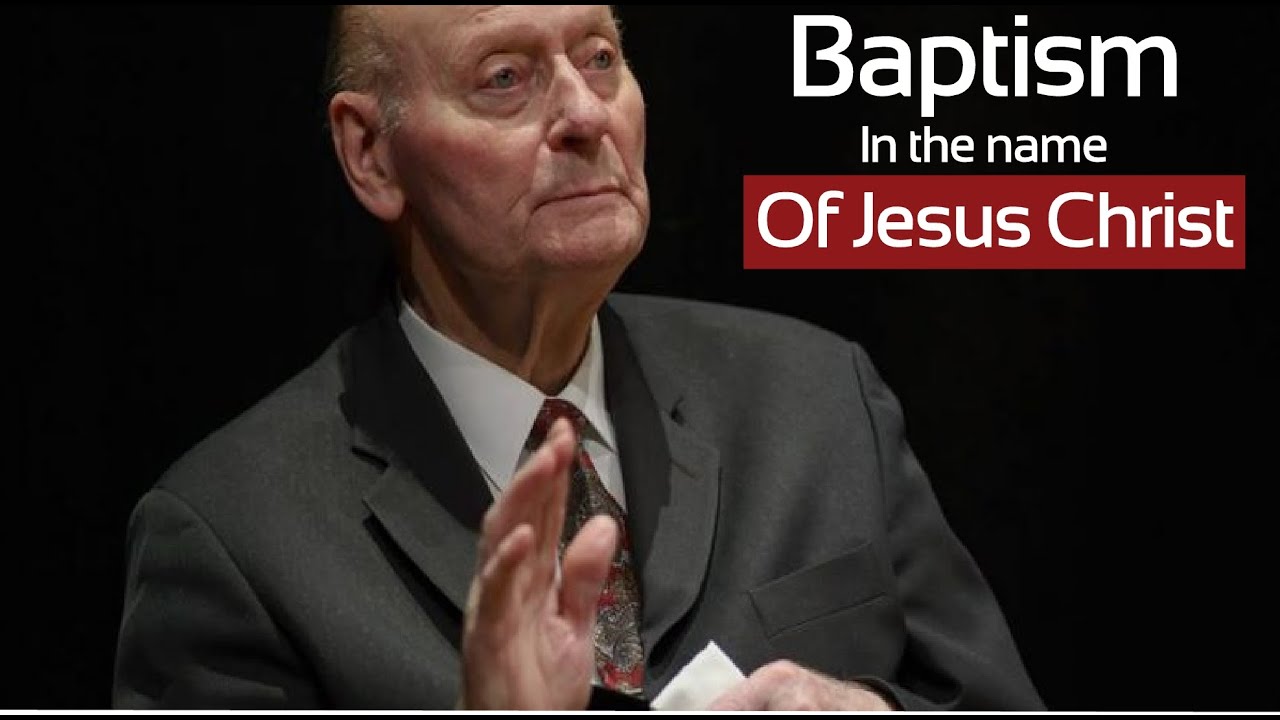 Brother Ewald Frank - Baptism In the name of The Lord Jesus Christ