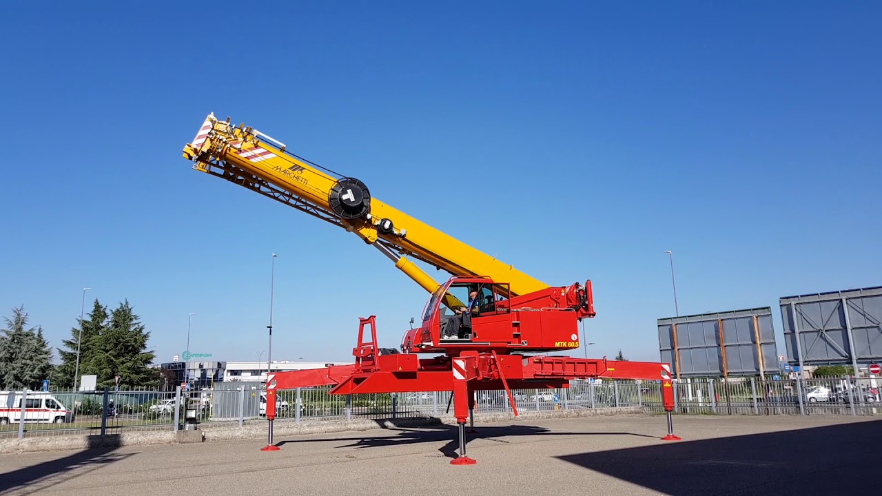 5 axle truck mounted crane Marchetti