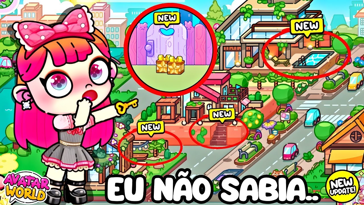 COISAS QUE VOCÊ NÃO PERCEBEU NA ATUALIZAÇÃO DO AVATAR WORLD!!