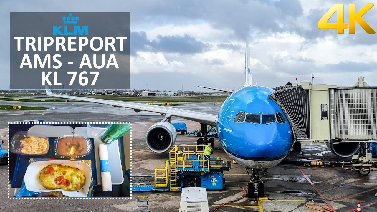 ✈ [4K] TRIPREPORT | KLM | Airbus A330-300 | Amsterdam - Aruba | Economy Comfort Class
