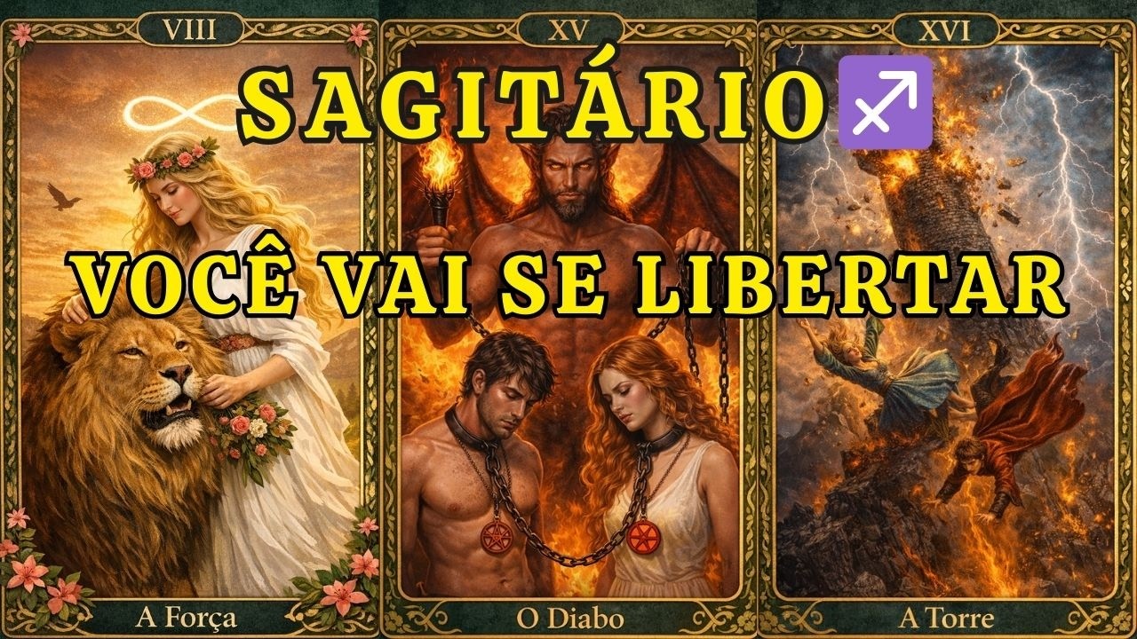 SAGITÁRIO ♐ VOCÊ VAI SE LIBERTAR! MENSAGEM DA ESPIRITUALIDADE ✨