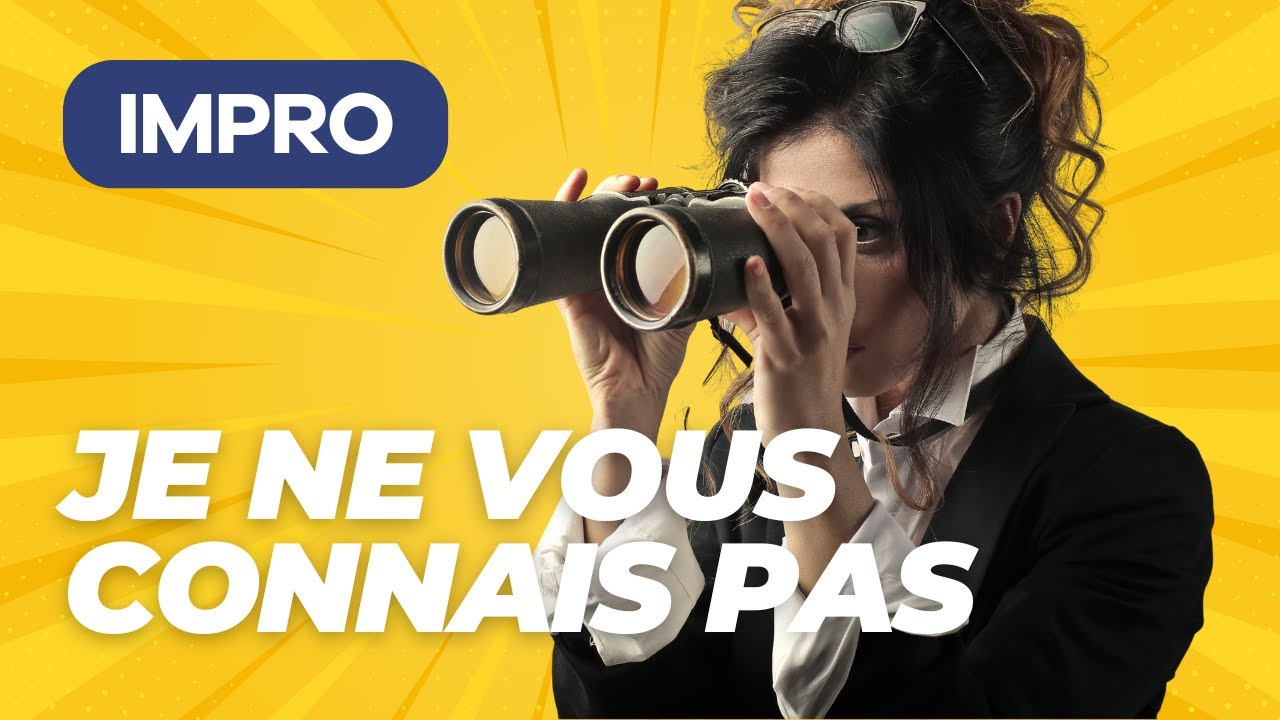 Je Ne Vous Connais Pas - Improvisation Chantée à la manière de Barbara - Impro