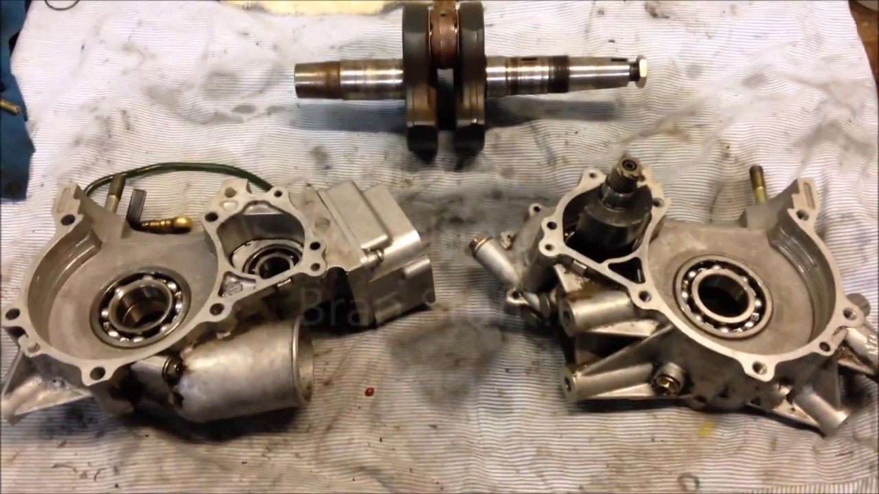 Step 2: How to Install Polaris 2 Stroke 300 350 400L Crankshaft Crank Bearings Installation ATV
