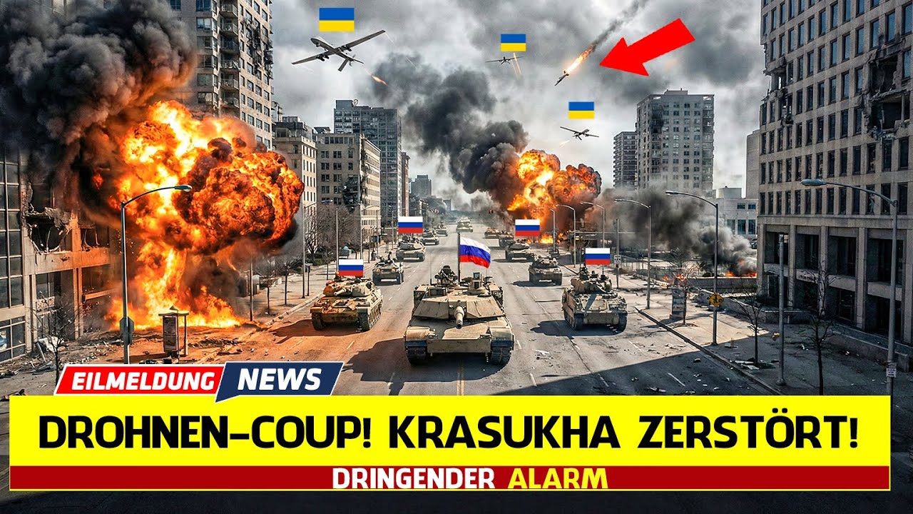 1,186 Mrd. € zerstört! Ukrainische Drohnen treffen Krasukha-Konvoi bei Moskau