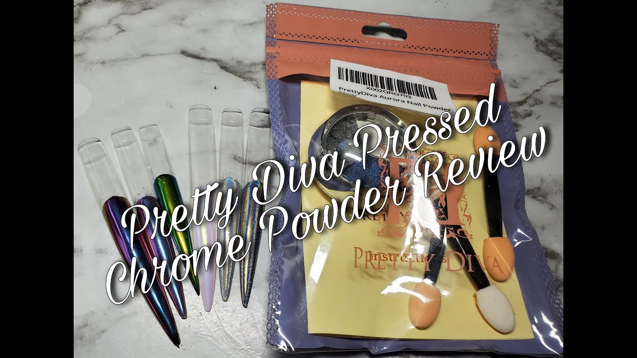 *Reviewing Pretty Diva Pressed Chrome Powder*
