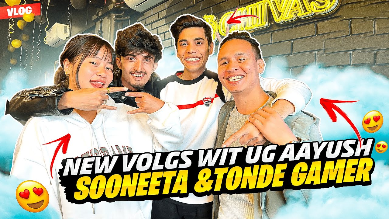 NEW VLOG 🔥 WITH @KUSUM YT@UnGraduate Gamer@Sooneeta@Tonde Gamer 🥰♥❤💖