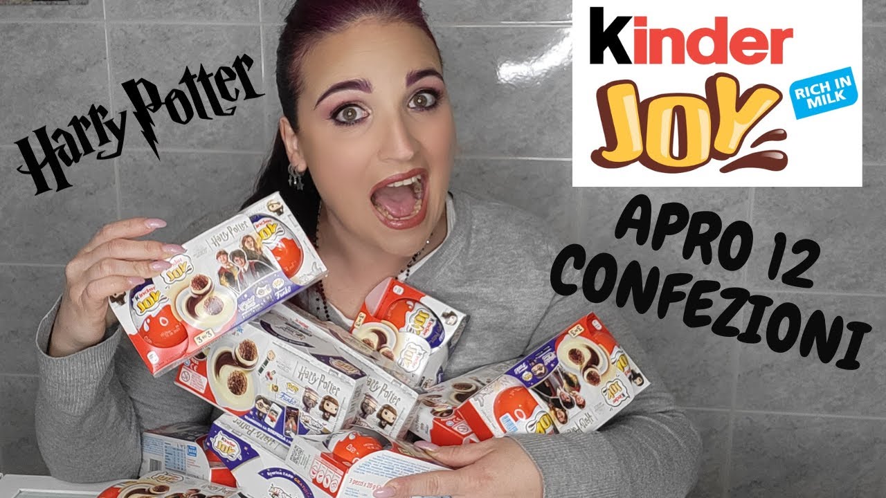 😲😲 APRO 12 CONFEZIONI DI KINDER JOY -  Alessandramakeupandnails