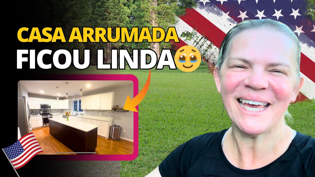 🇺🇸 OLHA COMO FICOU A CASA DEPOIS DA ORGANIZAÇÃO. PRONTA PARA RECEBER AS VISITAS 🥹🇺🇸